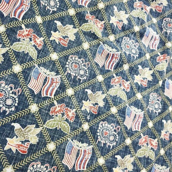 Reyn Spooner Dietrich Varez Flags American Hawaiian Shirt Summer 2020 Medium NWT - Picture 12 of 13